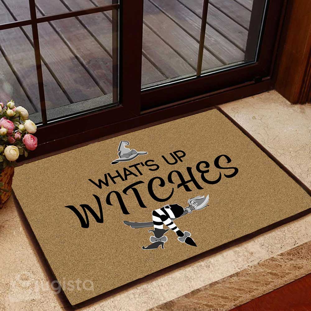 Whats Up Witches All Over Printing Doormat Pre2402