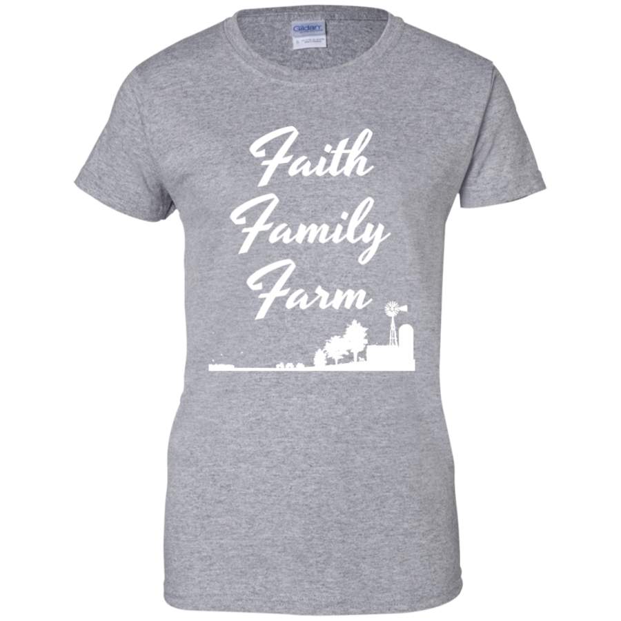 Faith Family Farm T-Shirt Ladies