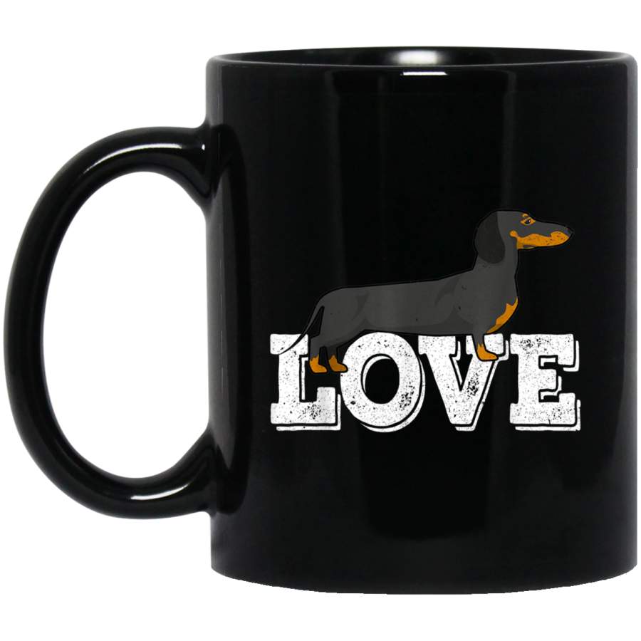 Vintage Dachshund Funny Cute Lover Dog Mom Dad Mug