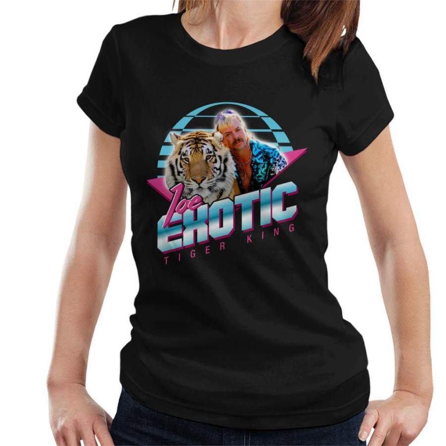 Joe Exotic 80s Retro Tiger King Women’s T-Shirt