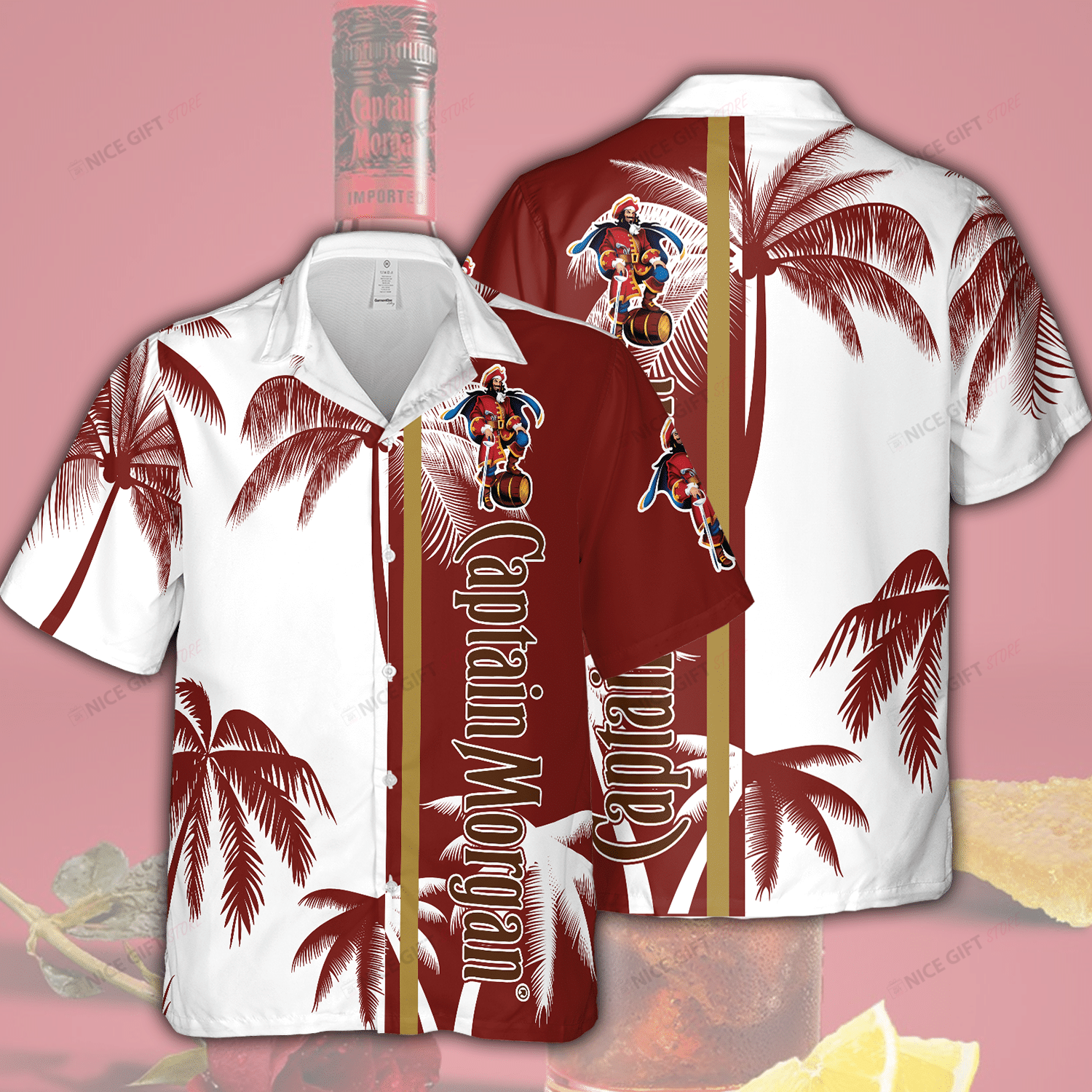 Captain Morgan Hawaiian Shirt 3Hs-Q2L6