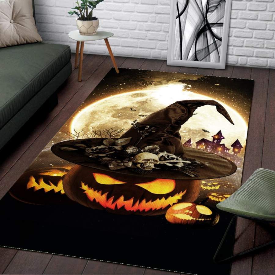 HALLOWEEN PUMPKIN Area Rug 3D Printing