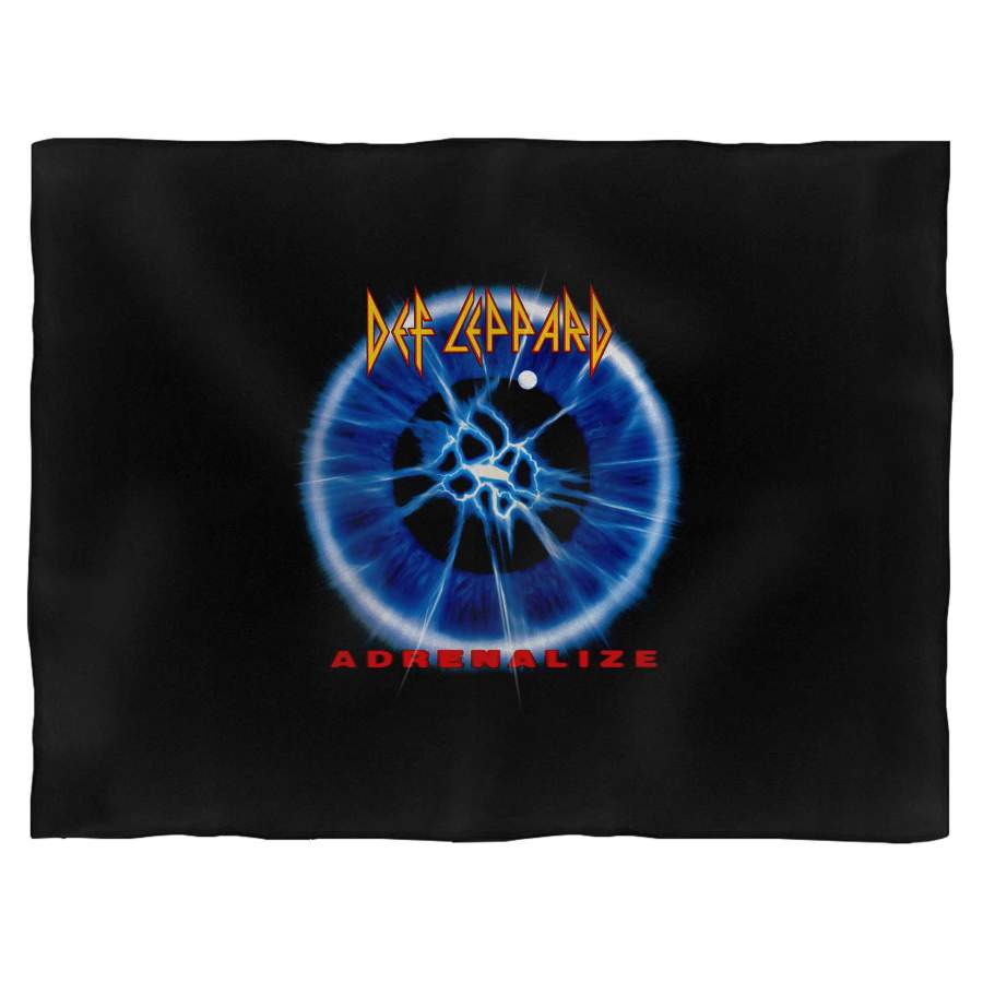 Def Leppard Adrenalize Logo Blanket