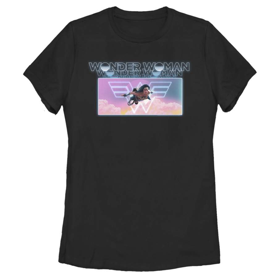 Wonder Woman 1984 Women’s Fly in the Clouds  T-Shirt