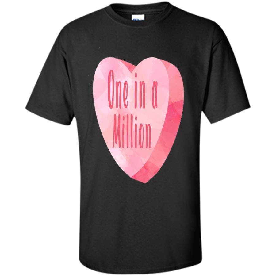 One In A Million Candy Heart Shirt Valentines Day Funny Gift