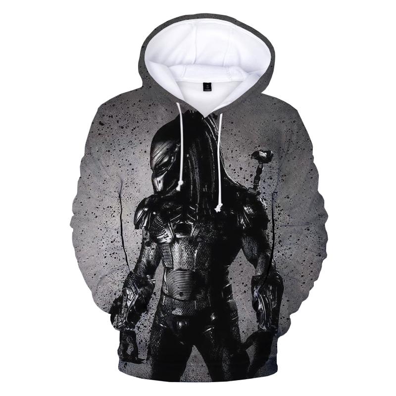 3D Printed The Predator Hoodie Sweatshirts – Fashion Casual Pullover