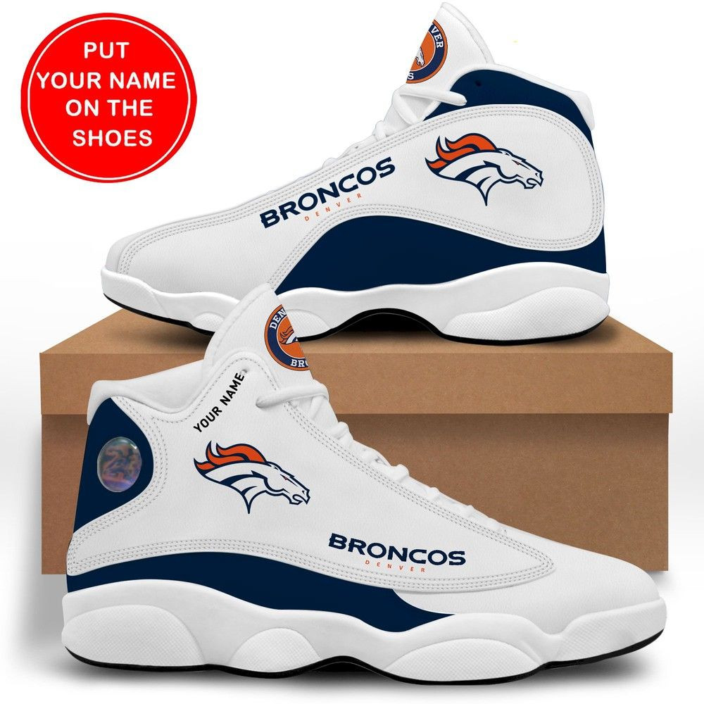 Denver Broncos Air Jordan 13 Sneakers Sport Shoes For Fan Sneakers For Fan Sport