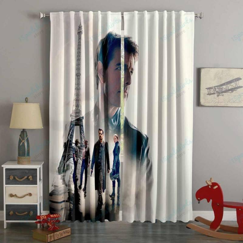 3D Printed Mission Impossible Fallout Style Custom Living Room Curtains