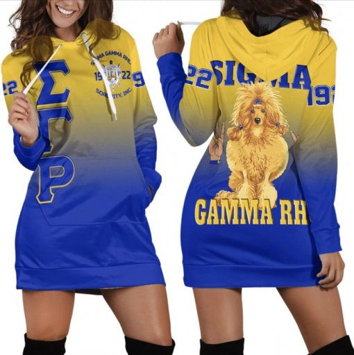 Sigma Gamma Rho Gradient Hoodie Dress