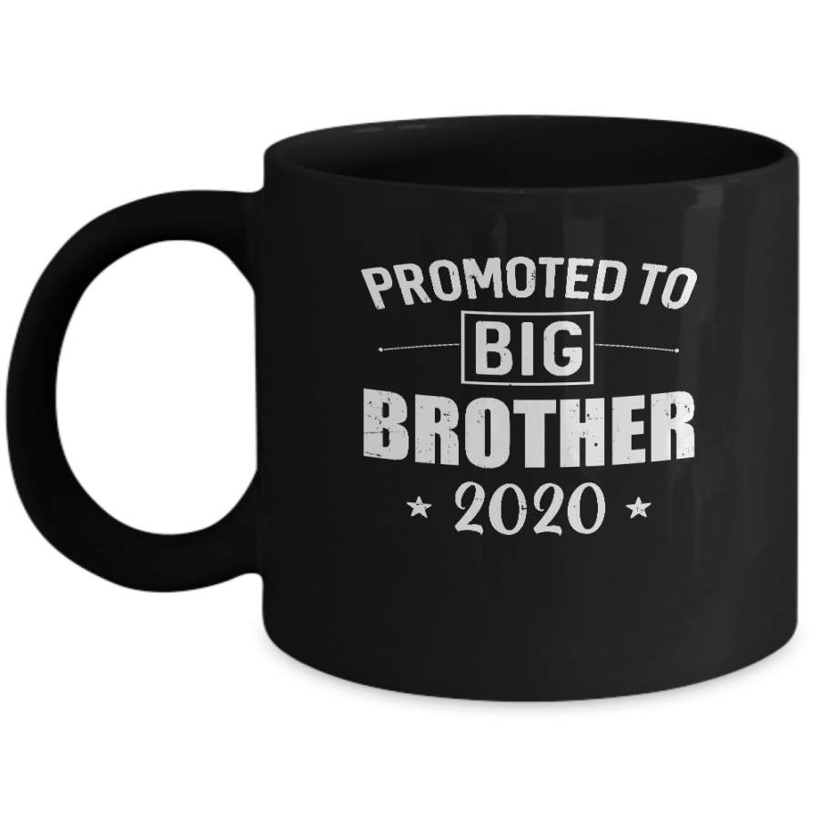 Promoted To Big Brother Est 2020 Vintage Mug