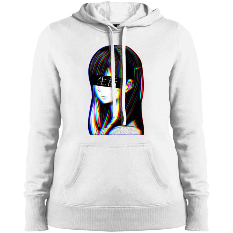 AGR Is this Art Sad Japanese Aesthetic (JAPANESE VERSION) Ladies’ Pullover Hooded Sweatshirt