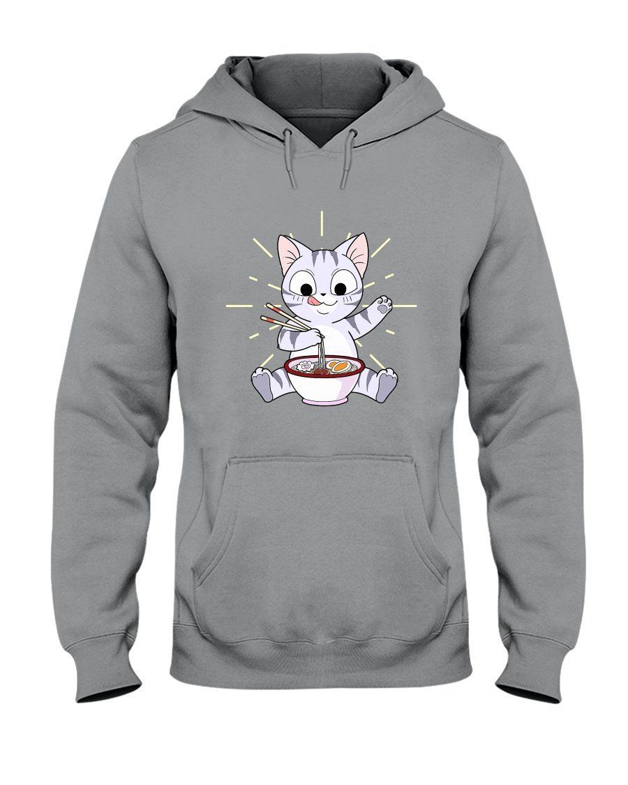 Ready Ramen Cat Best Gift For Animal Lovers Hoodie