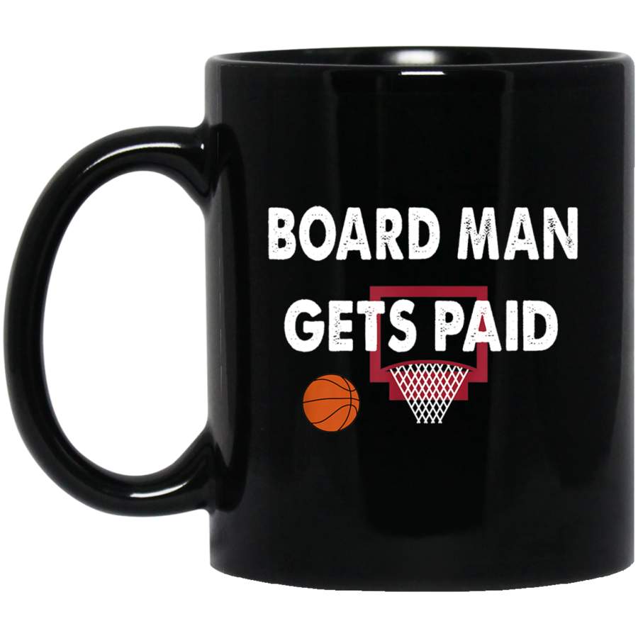 Vintage Board Man Gets Paid Mug For Men Women 11 oz 15 oz Black Mug