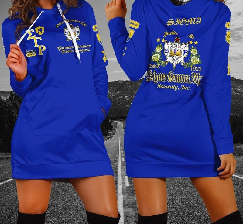 Sorority Dress – Indianapolis Sigma Gamma Rho Hoodie Dress