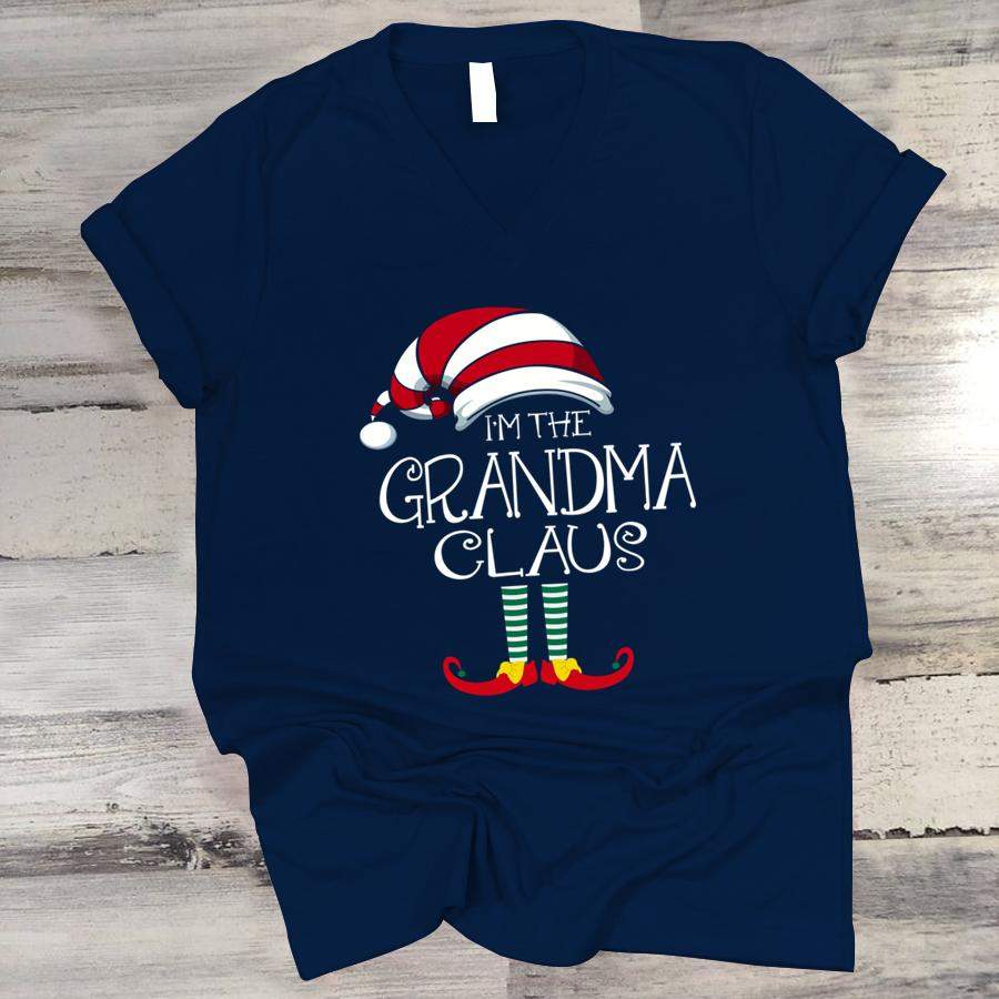 Pamaheart Personalized I’m The Grandma Claus Christmas Shirt