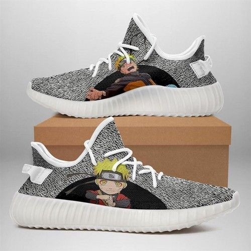 Best Naruto Yeezy Sneakers Shoes Art 555