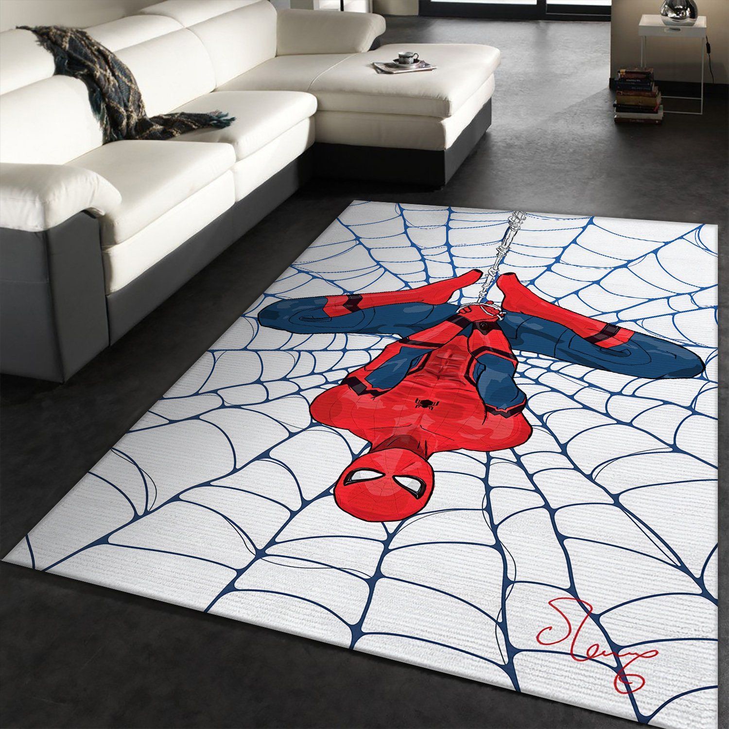 Spiderman Living Room Area Carpet Living Room Rugs FN301022 The US Decor