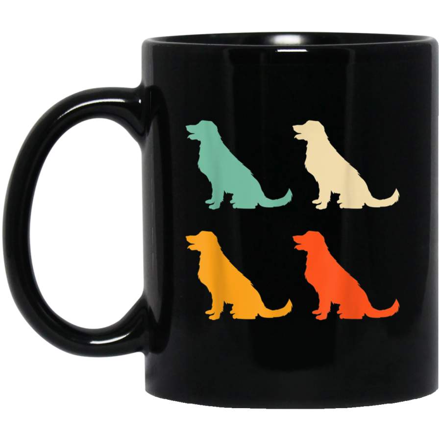 Golden Retriever Gift for Dog Lover Vintage Retro Goldie Dog Mug