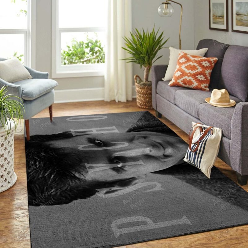 Funny Psycho Halloween Living Room Area Rug Carpet Vintage Home Decor Gift Idea Carpet