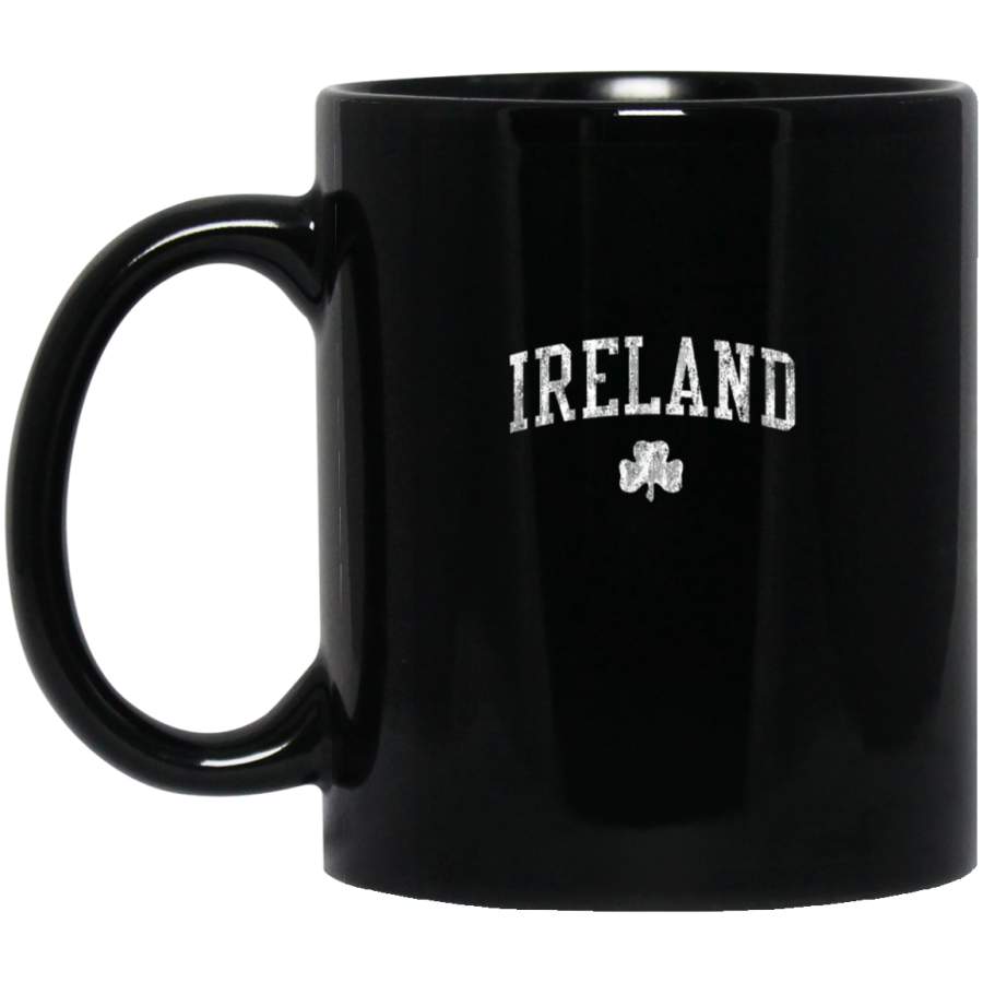 Ireland Mug Vintage Sports Design Irish Shamrock Mug