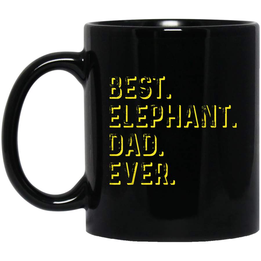 Vintage Best Elephant Dad Ever Fathers Day Gift  11 oz 15 oz Mug