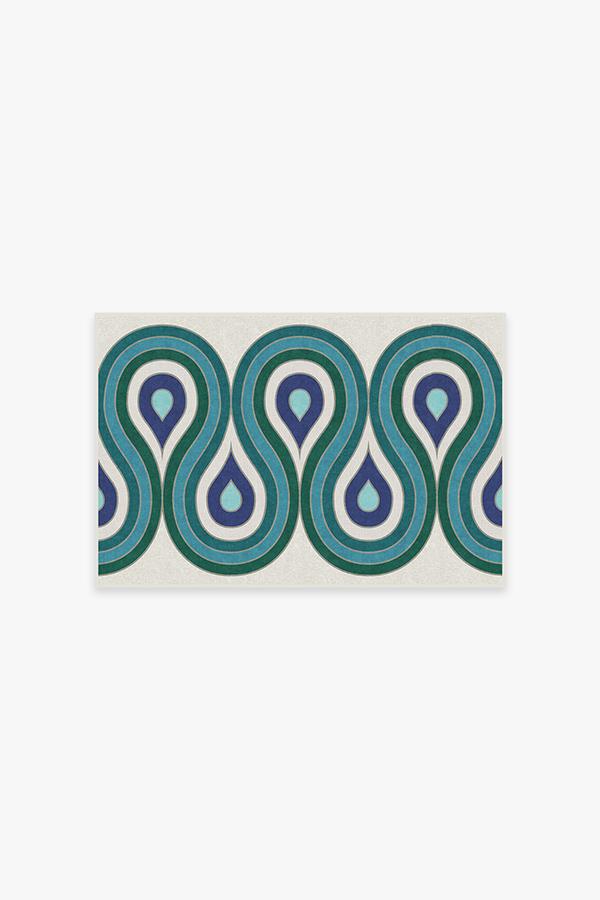 Jonathan Adler Milano Peacock Rug