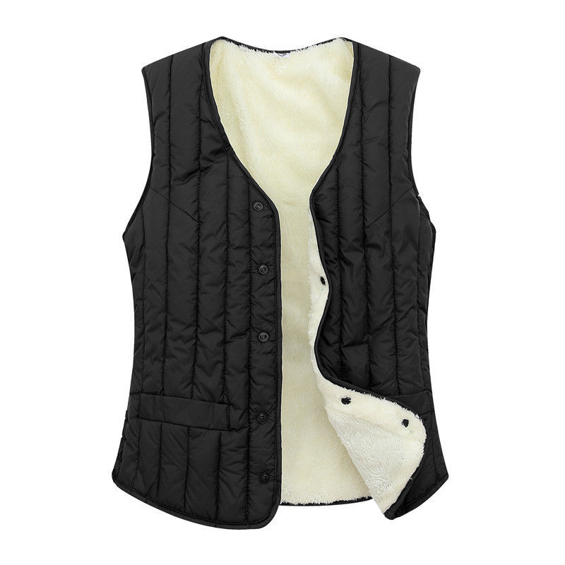 Woman Jacket Vest Ladies’ Vest Short Vest Autumn Winter Wear down Cotton Chaleco Mujer alx