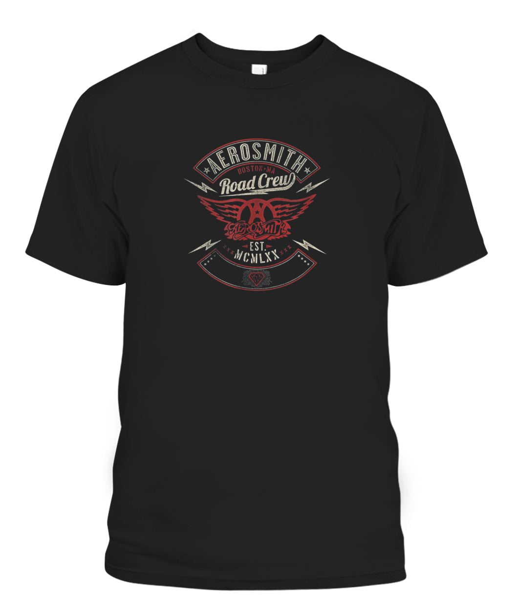 Aerosmith – Road Crew T-Shirt – Premium Tee – Unisex