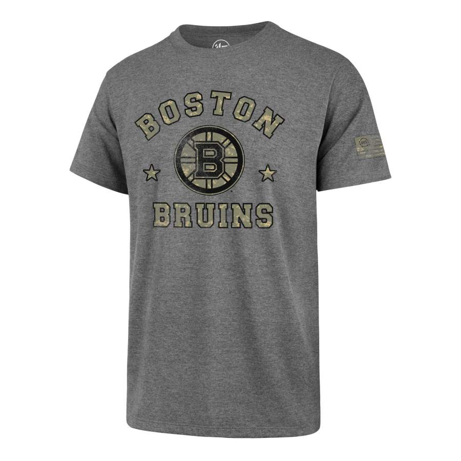 Boston Bruins Oht Distressed Two Peat ’47 Club T-Shirt 3D All Over Print