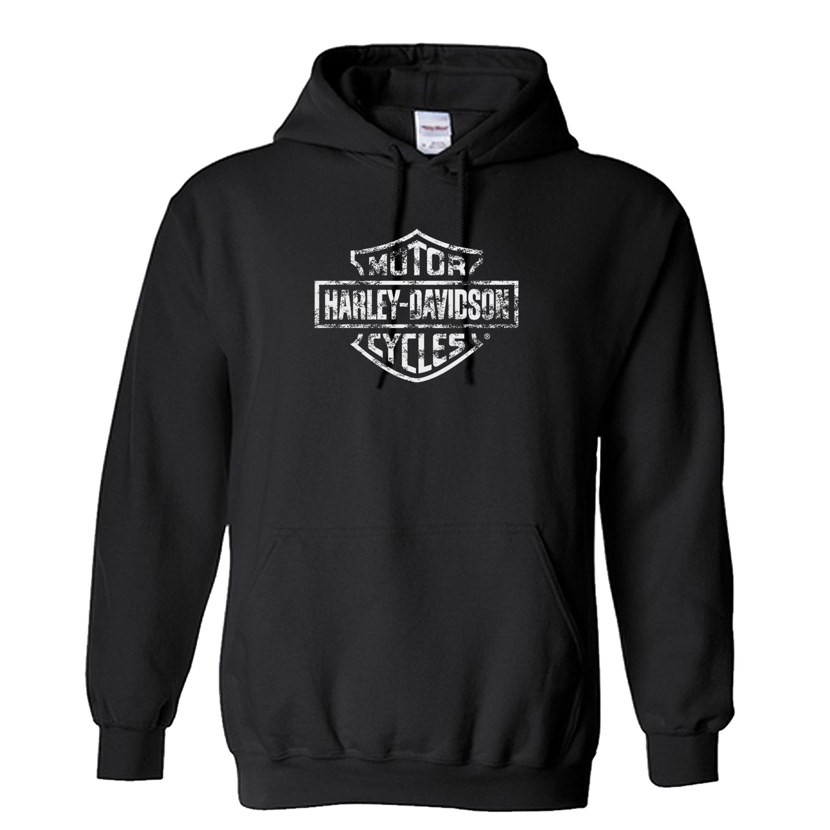 HARLEY DAVIDSON White Unisex Hoodie