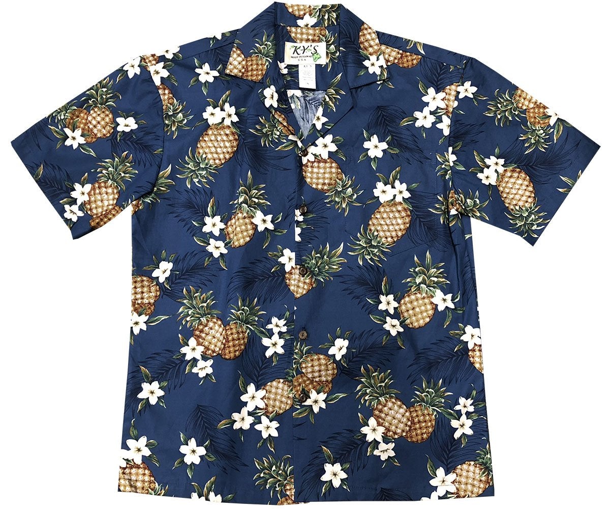 Pineapple Pack Navyhawaiian Shirt Made In Summer Beach Shirts Ha19543