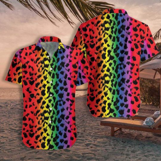 Leopard Skin Lgbt Hawaii Shirt For Men Women Ha94464