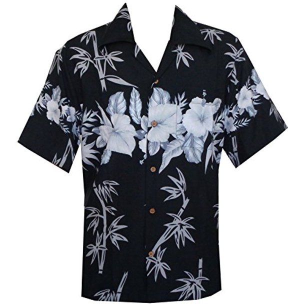 Bamboo Tree Black Amazing Design Hawaii Shirt Ha99006