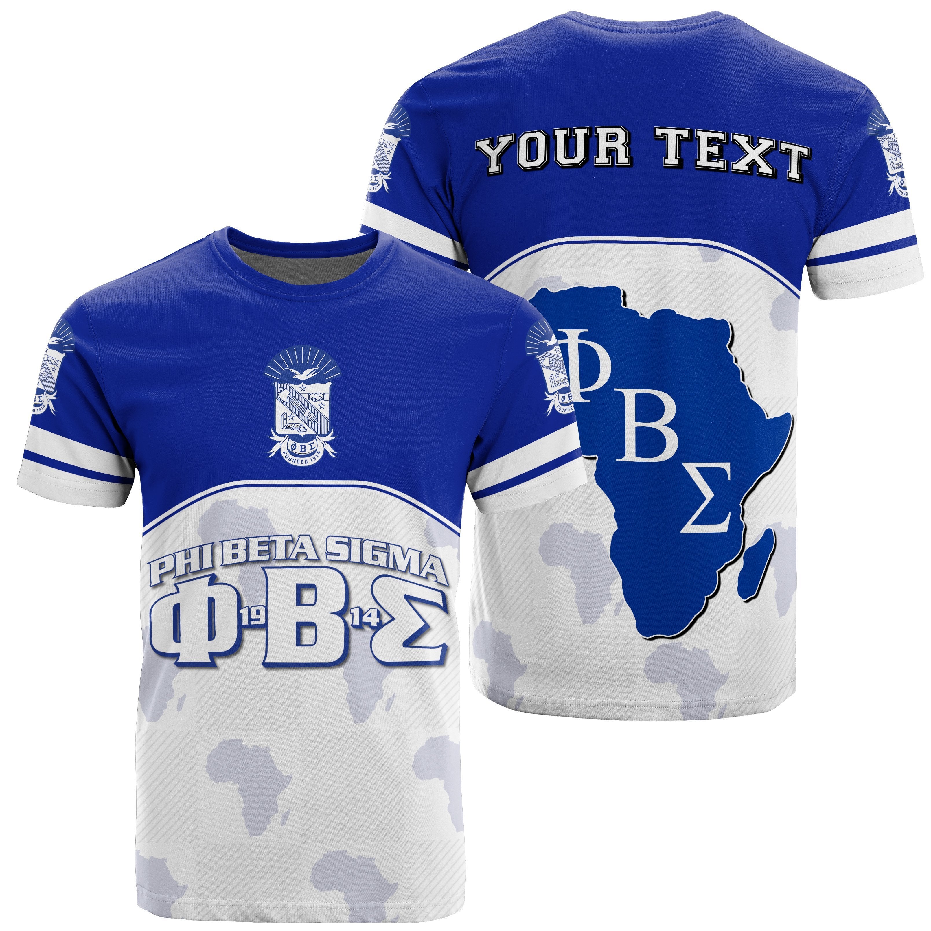 (Personalized) Greek Life T-Shirt – Phi Beta Sigma Bagslobby T-Shirt Demodern