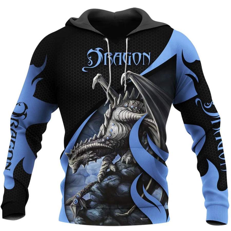 3D Tattoo and Dungeon Dragon Hoodie T Shirt For Men and Women NM050961