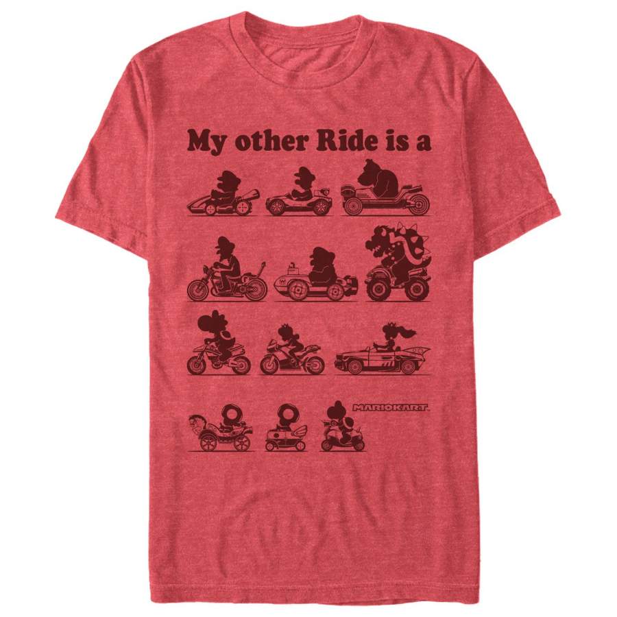 Nintendo Men’s My Other Ride is Mario Kart T Shirt
