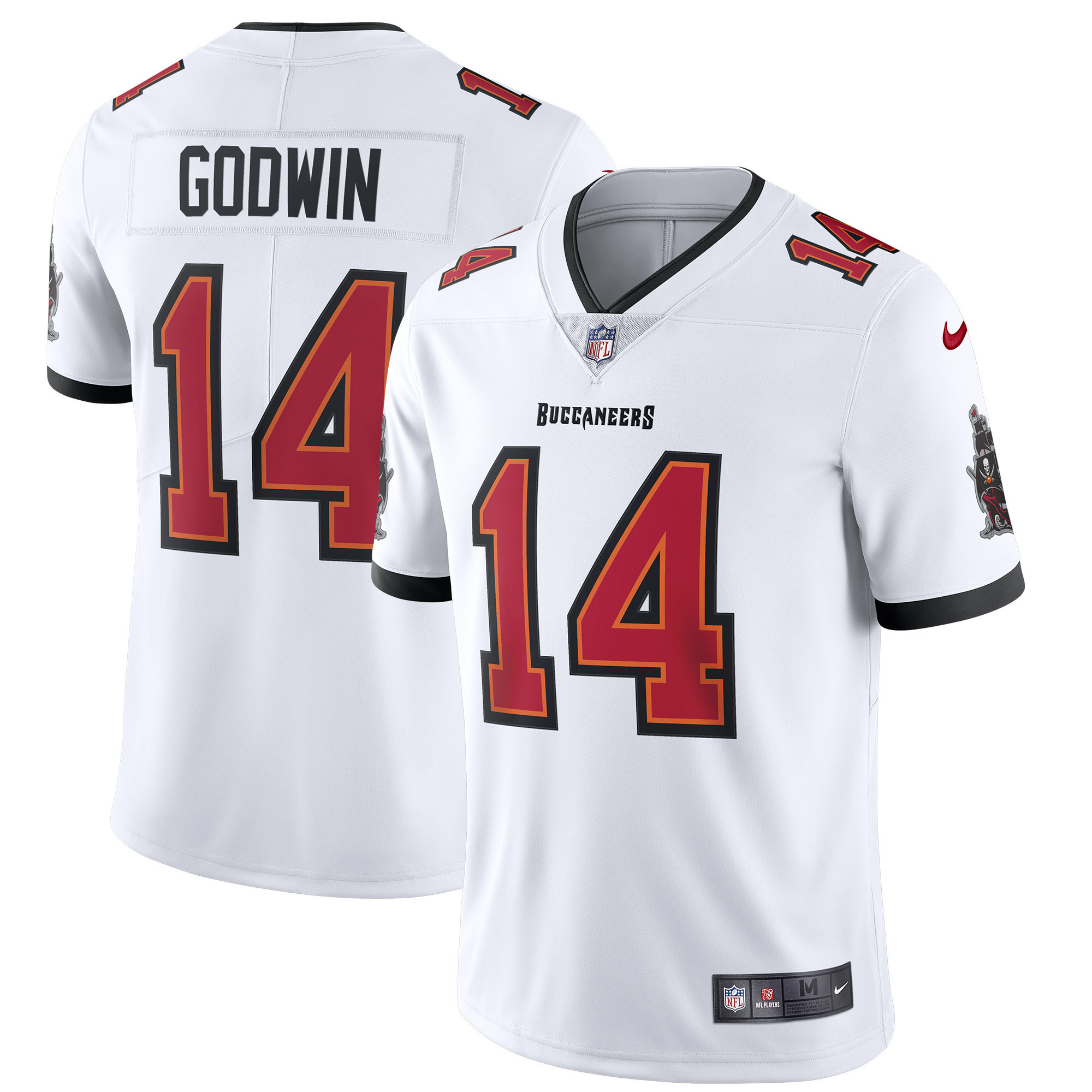 Chris Godwin Tampa Bay Buccaneers Vapor Limited Player Jersey – White NFL