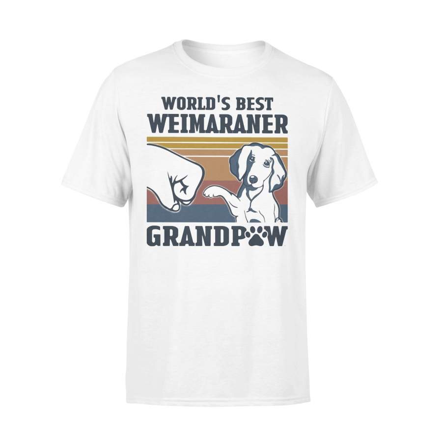 World’s Best Weimaraner Grandpaw Vintage T-shirt