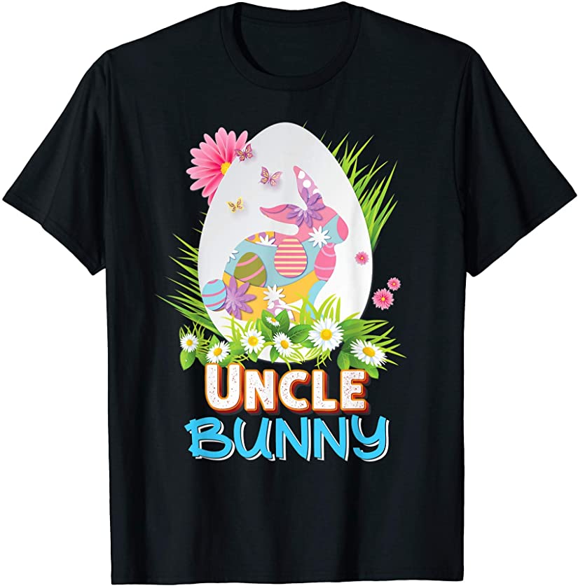 Uncle Bunny Cute Matching Family Rabbit Easter Egg Hunt Love T-Shirt