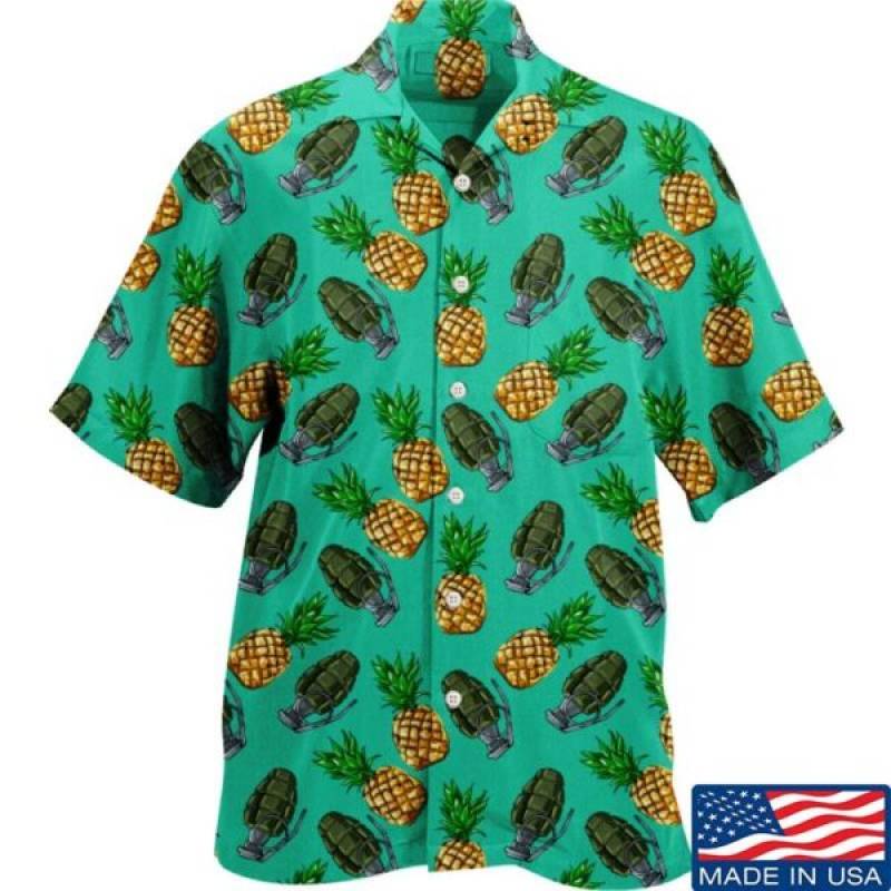 grenade hawaiian shirt