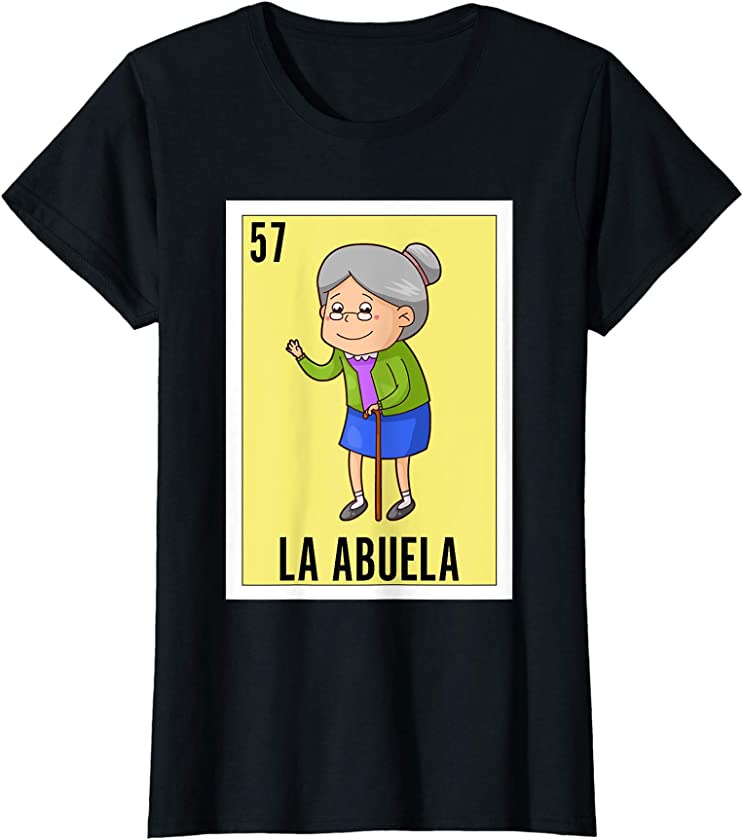 Womens Regalo para Abuela Lottery Gift – Mexican Lottery La Abuela T-Shirt