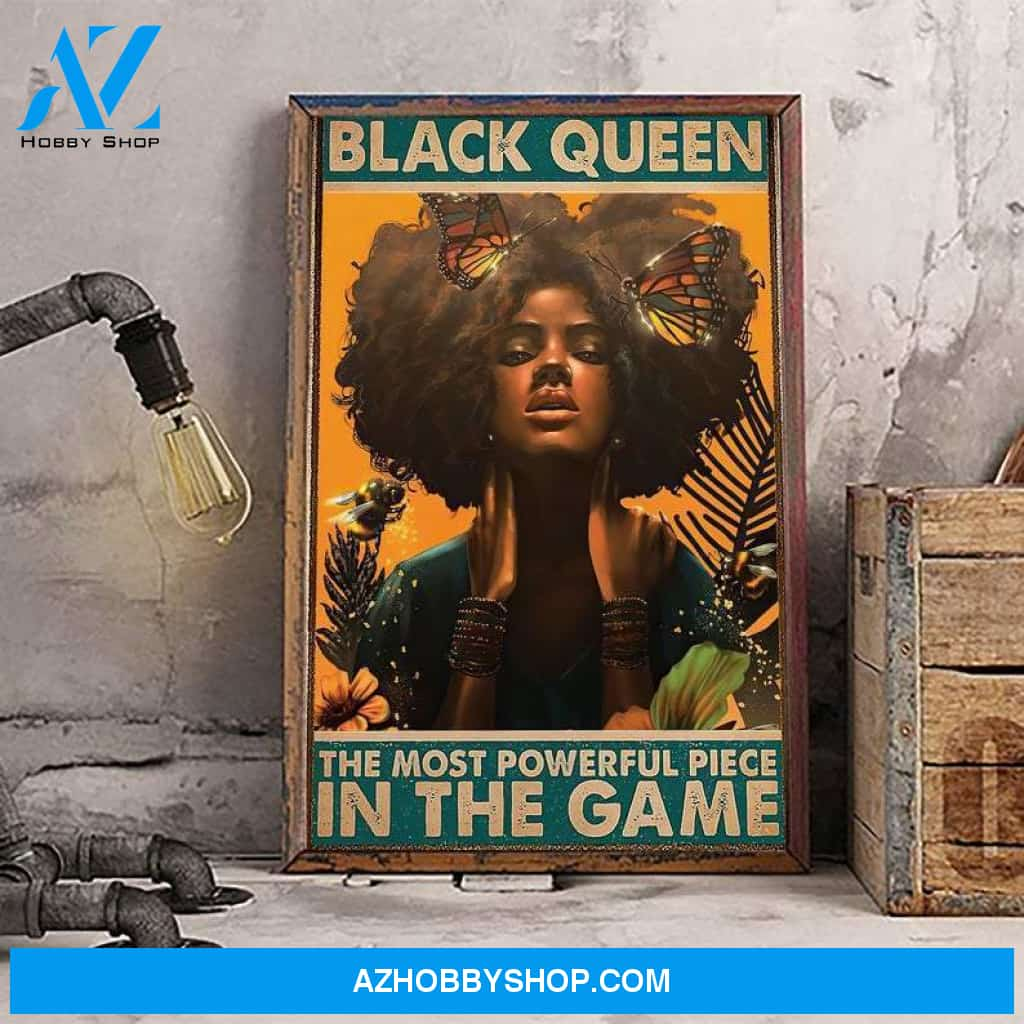 Black Queen Power Black Pride Canvas And Poster