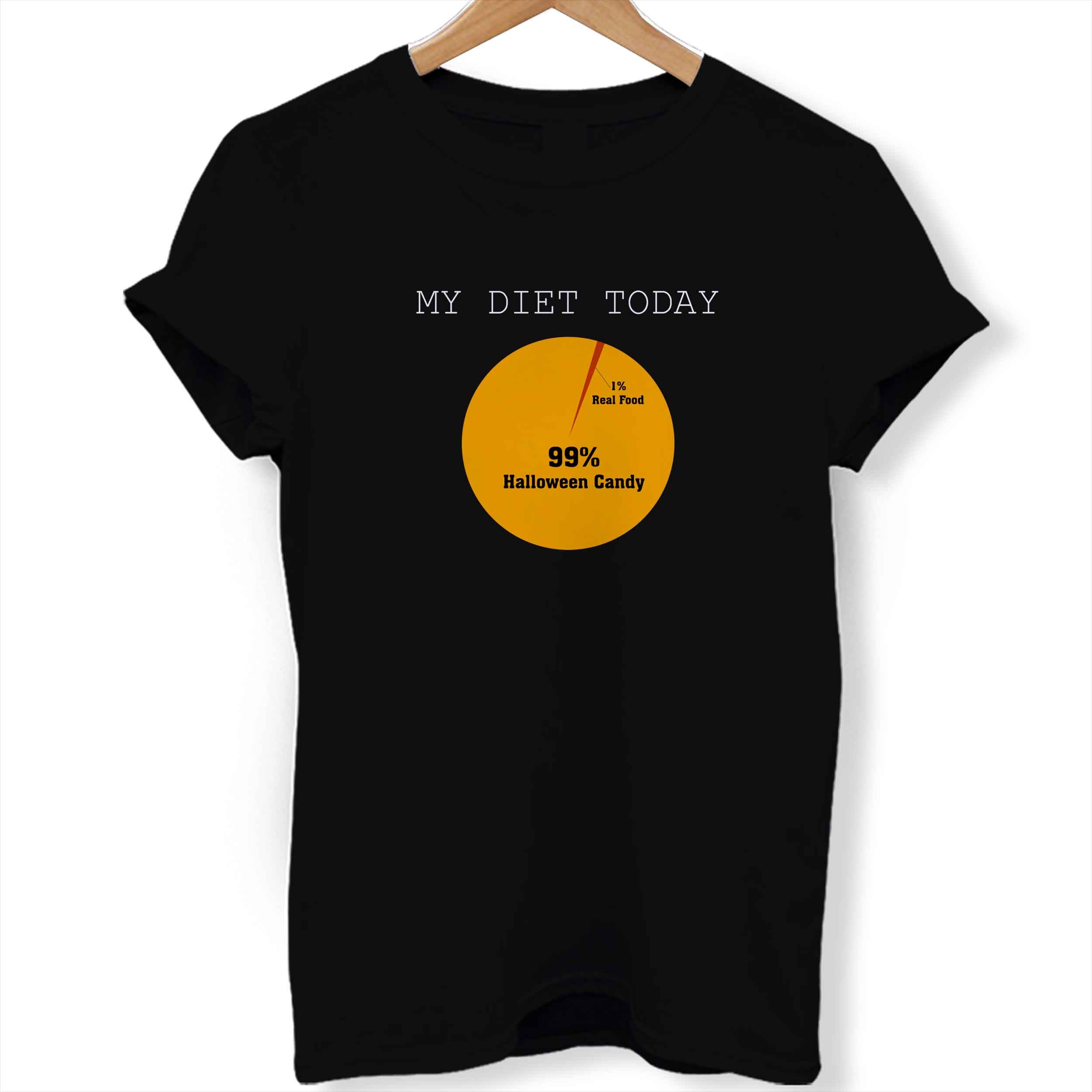 My Diet Today Halloween Candy Women T-Shirt