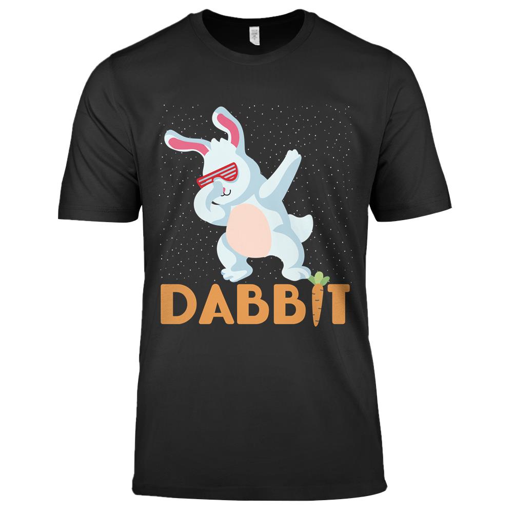 Dabbit Dabbing Rabbit Bunny Dab Dance Happy Easter Day Premium T Shirts