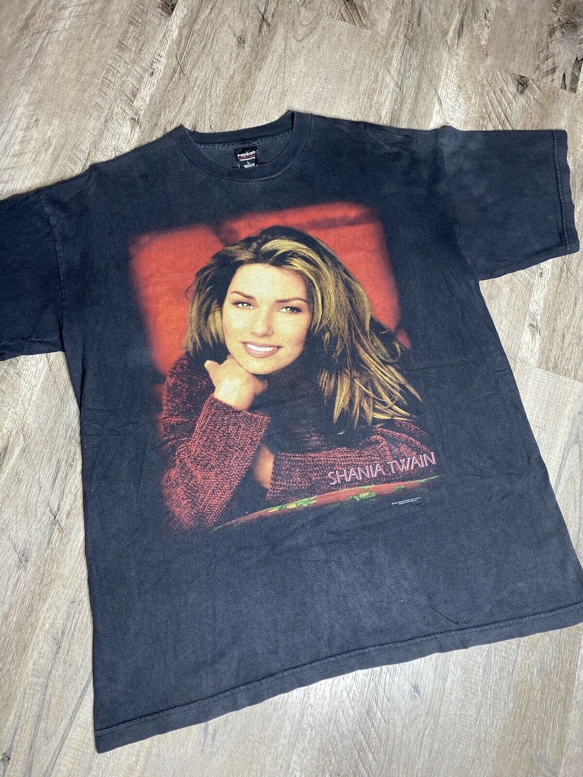 Vtg Shania Twain 1998 Polygram T-Shirt