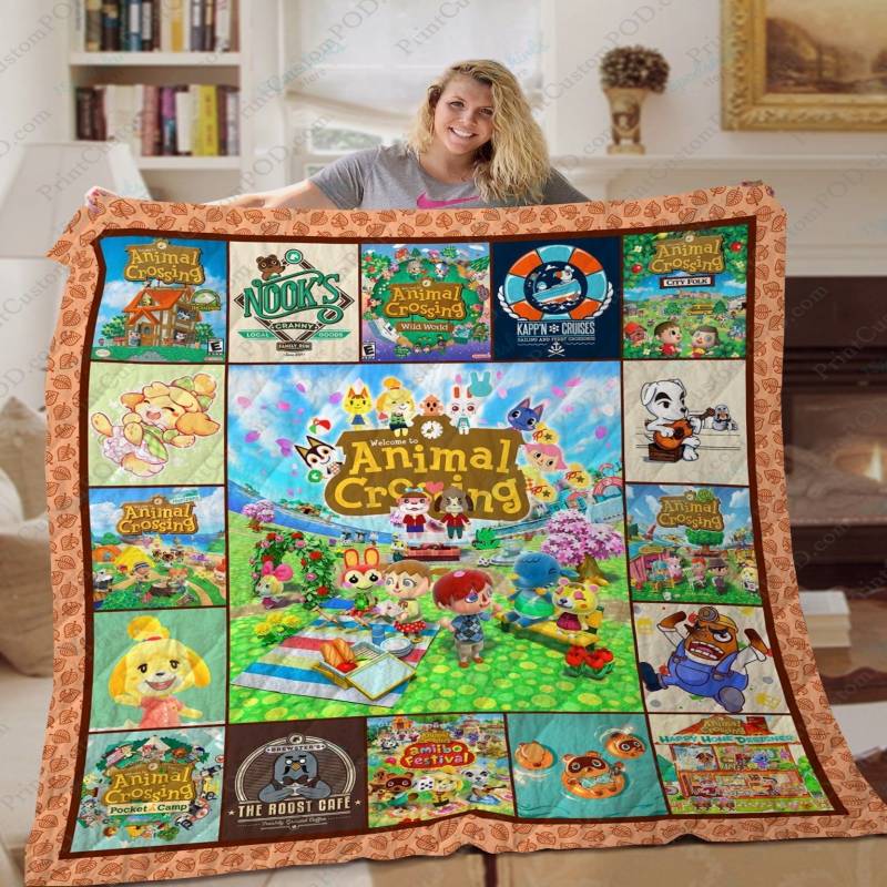 TA Animal Crossing Quilt Blanket