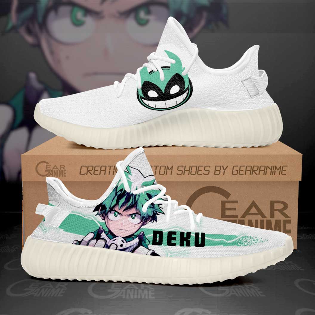 Izuku Midoriya Deku Yeezy Shoes MHA Anime Sneakers V11