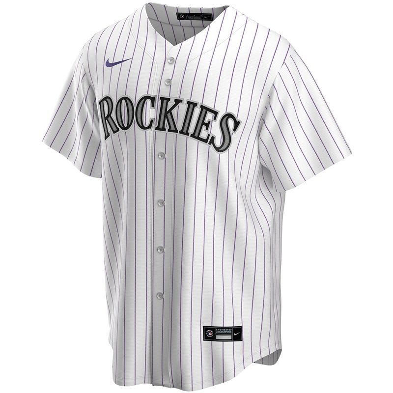 Colorado Rockies 2020 MLB Personalized Custom White Custom Jersey