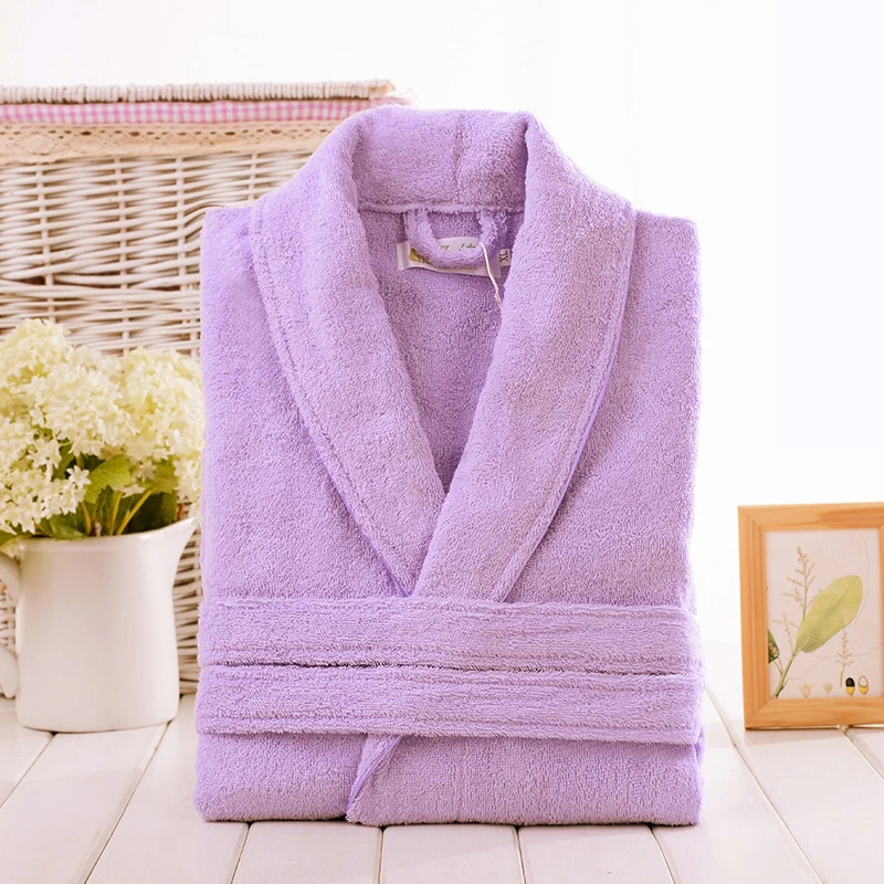 100% Cotton Toweling Terry Robe Unisex Lovers Soft Bath Robe Men and Women Nightrobe Sleepwear Male Casual Home Bathrobe alx