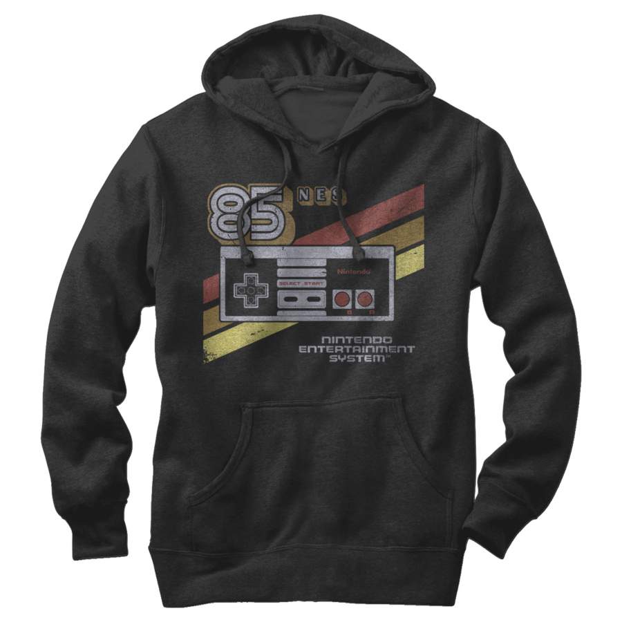 Nintendo Men’s NES 85 Controller  Lightweight Hoodie